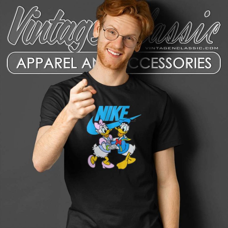 Donald Duck And Daisy Logo Nike T Shirt Donald Duck And Daisy Logo Nike T Shirt