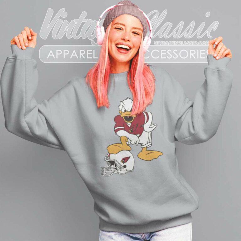 Donald Duck Arizona Cardinals Sweatshirt Donald Duck Arizona Cardinals Sweatshirt