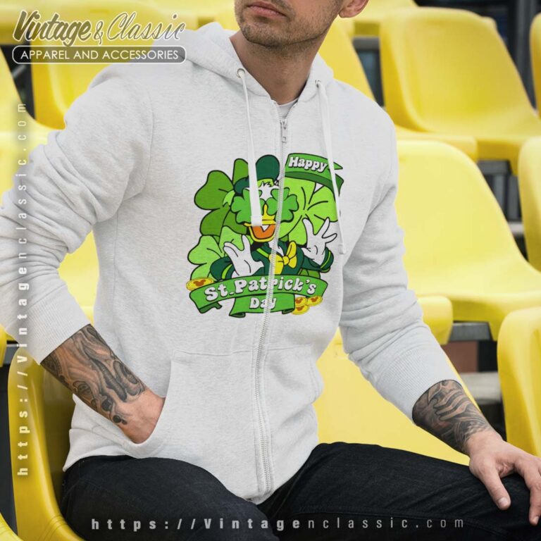Donald Duck Happy St Patricks Day Hoodie Donald Duck Happy St Patricks Day Hoodie