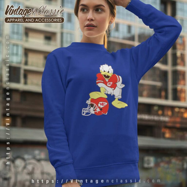 Donald Duck Kansas City Chiefs Sweatshirt Donald Duck Kansas City Chiefs Sweatshirt