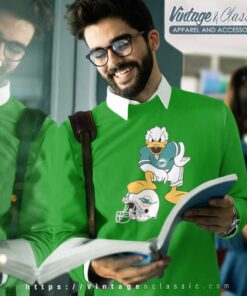 Donald Duck Miami Dolphins Sweatshirt