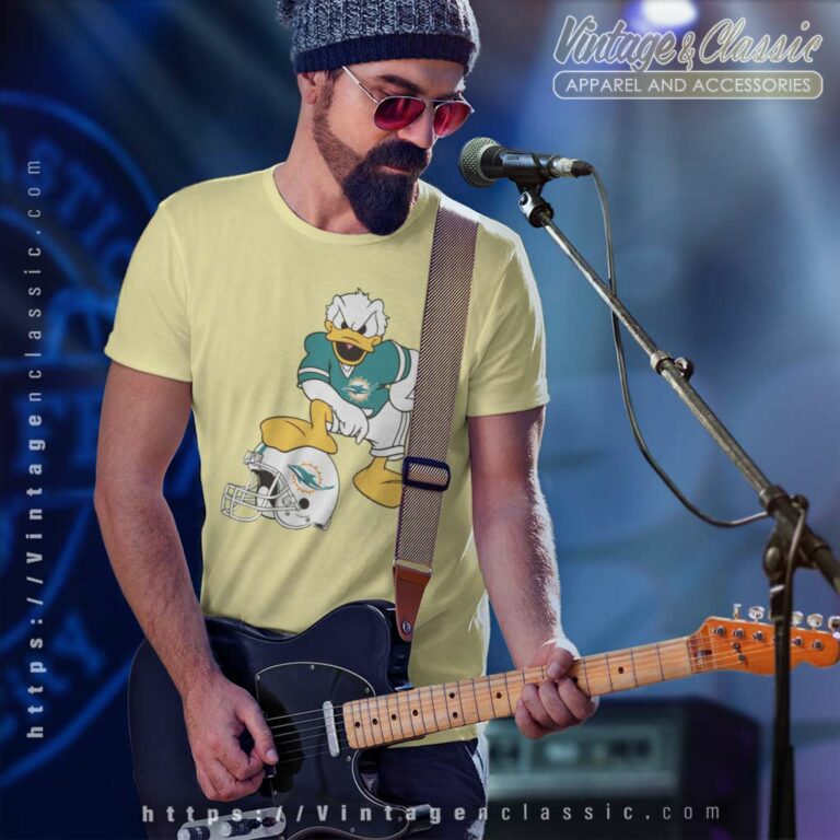 Donald Duck Miami Dolphins T Shirt Donald Duck Miami Dolphins T Shirt