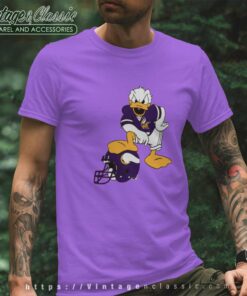 Donald Duck Minnesota Vikings T Shirt