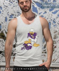 Donald Duck Minnesota Vikings Tank Top Racerback