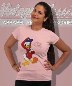 Donald Duck Mlb New York Yankees Women TShirt