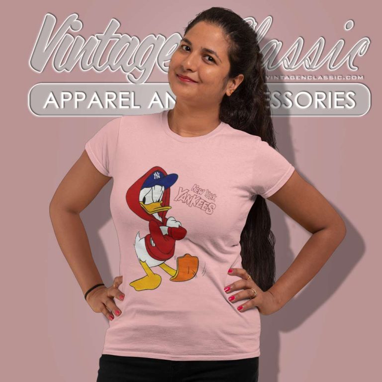 Donald Duck Mlb New York Yankees Women TShirt Donald Duck Mlb New York Yankees Women TShirt