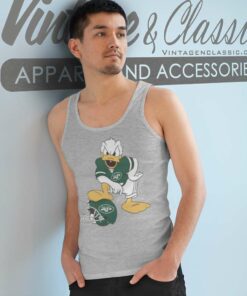 Donald Duck New York Jets Tank Top Racerback