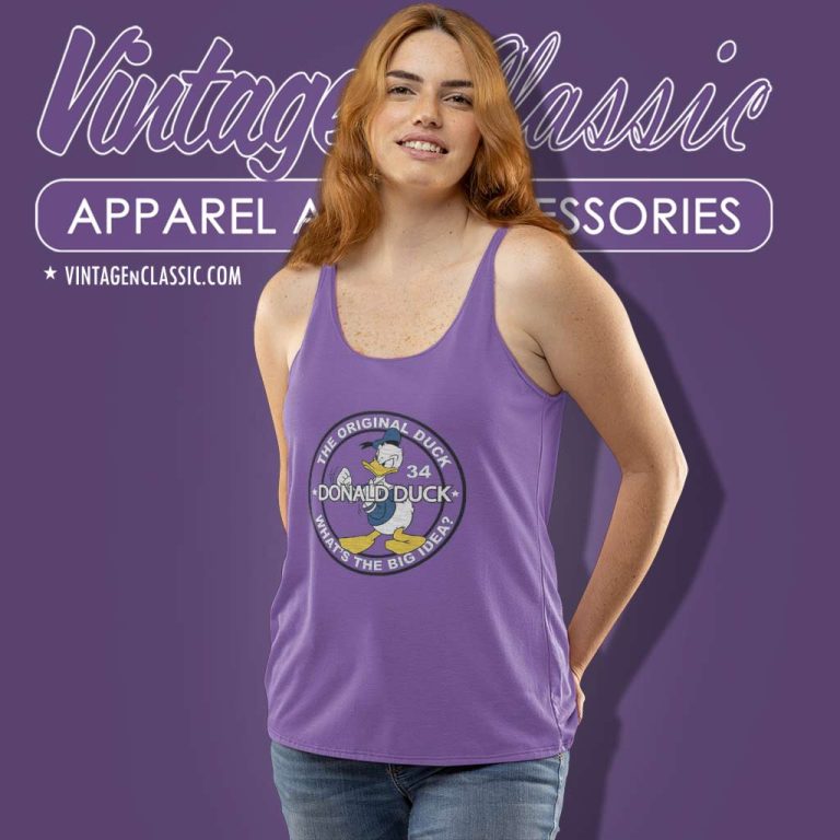 Donald Duck The Original Duck Shirt Tank Top Racerback Donald Duck The Original Duck Shirt Tank Top Racerback