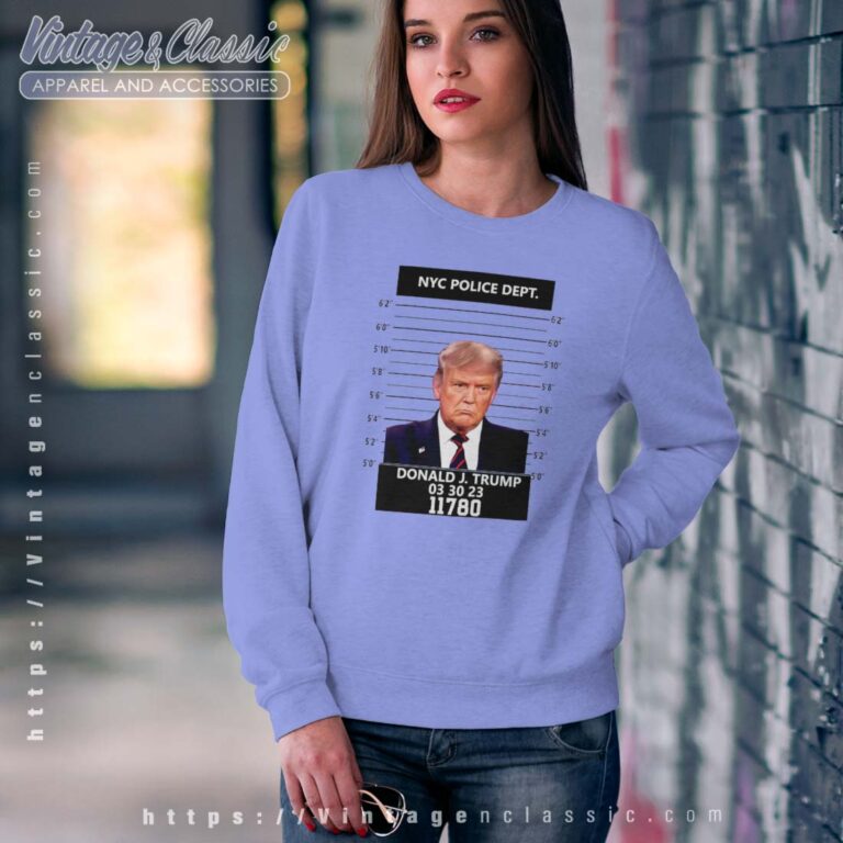 Donald J Trump Prison Mugshot Sweetshirt Donald J Trump Prison Mugshot Sweetshirt