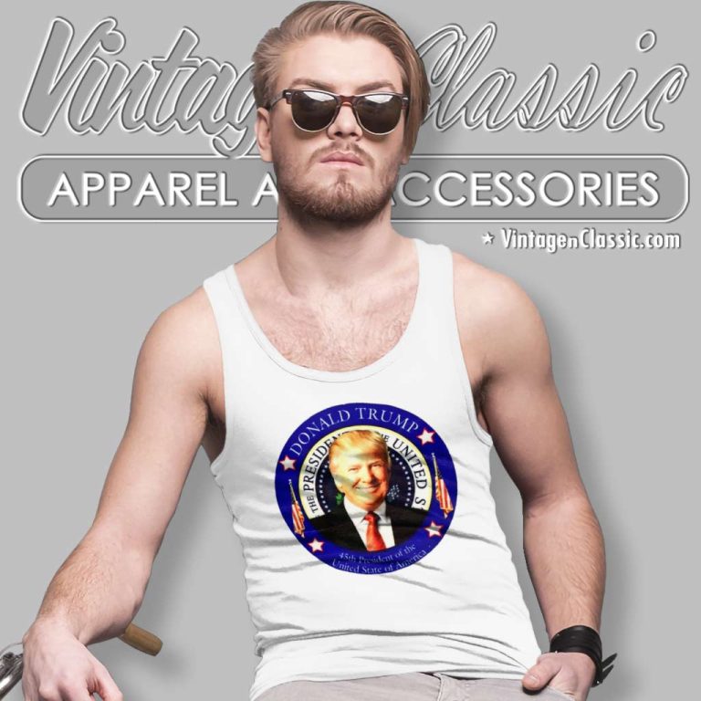 Donald Trump 45th President Of The United States Tank Top Racerback Donald Trump 45th President Of The United States Tank Top Racerback