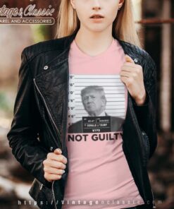 Donald Trump Arrest Not Guilty Shirt 4 Donald Trump Arrest Not Guilty Vneck