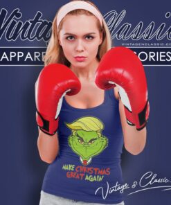 Donald Trump Grinch Make Christmas Great Again Tank Top Racerback