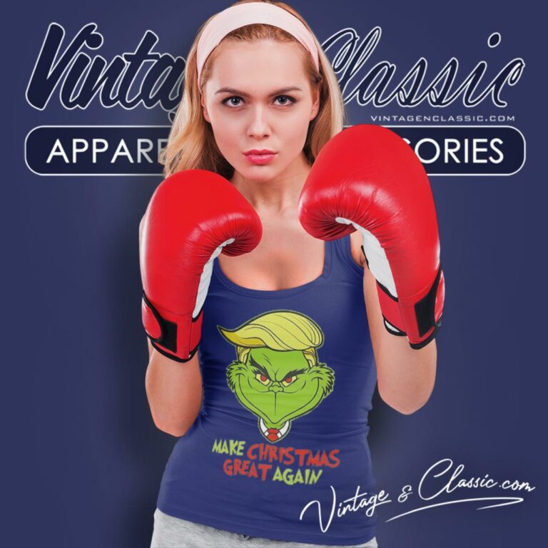 Donald Trump Grinch Make Christmas Great Again Tank Top Racerback Donald Trump Grinch Make Christmas Great Again Tank Top Racerback