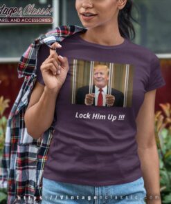 Donald Trump Lock Him Up Women TShirt