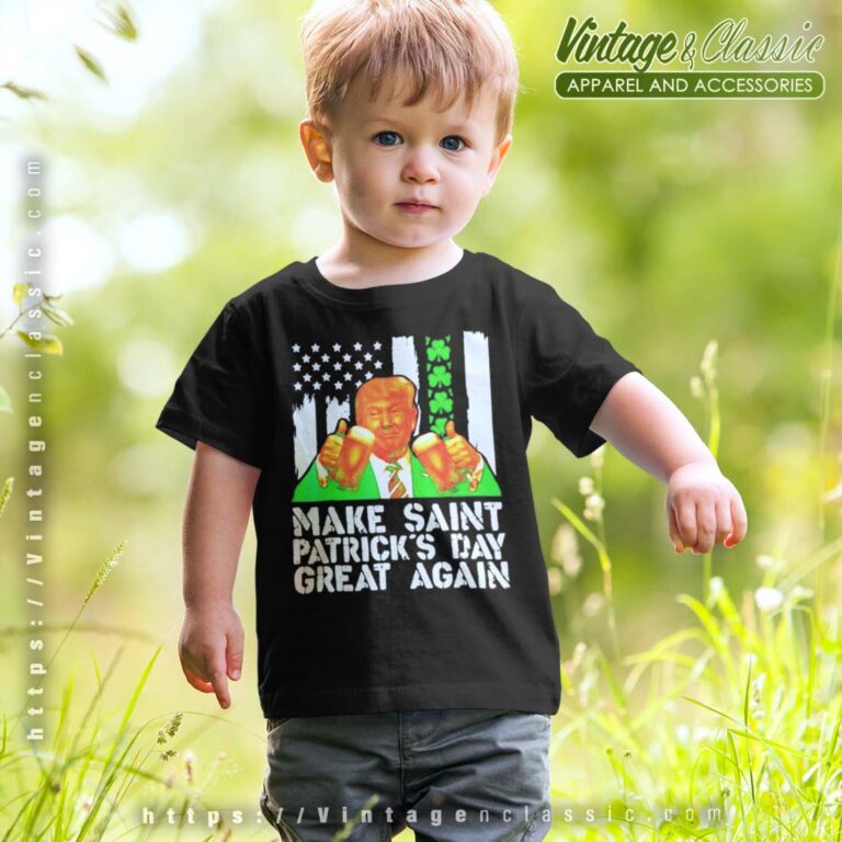 Donald Trump Make St Patricks Day Great Again kids shirt Donald Trump Make St Patricks Day Great Again kids shirt