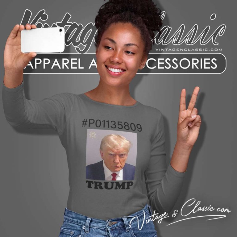 Donald Trump Mugshot 2023 Shirt Trump Meme Po1135809 Long Sleeve Tee Donald Trump Mugshot 2023 Shirt Trump Meme Po1135809 Long Sleeve Tee