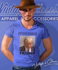 Donald Trump Mugshot 2023 Shirt Trump Meme Po1135809 V Neck TShirt