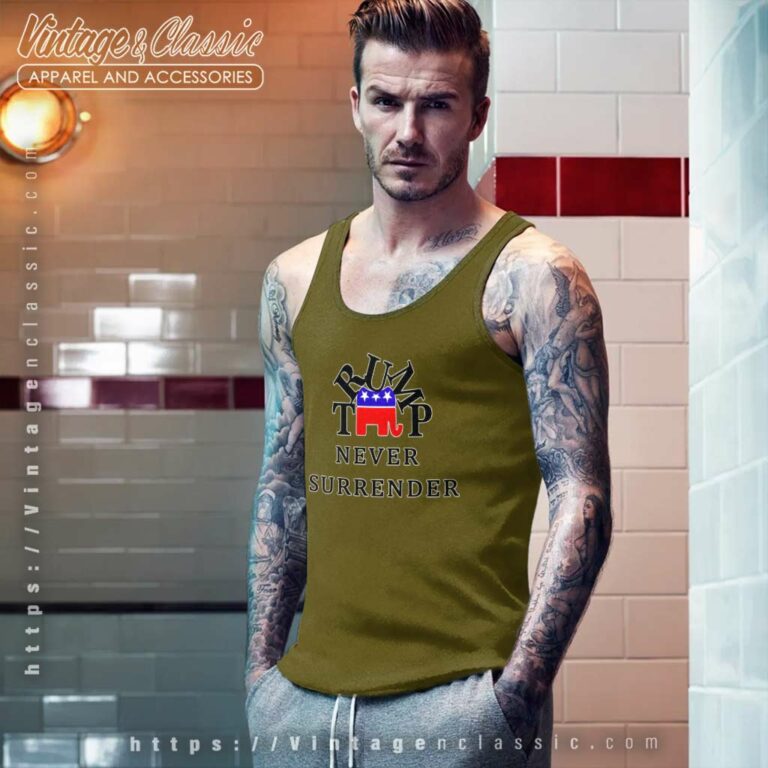 Donald Trump Never Surrender Shirt Meme Election 2024 Tank Top Racerback Donald Trump Never Surrender Shirt Meme Election 2024 Tank Top Racerback