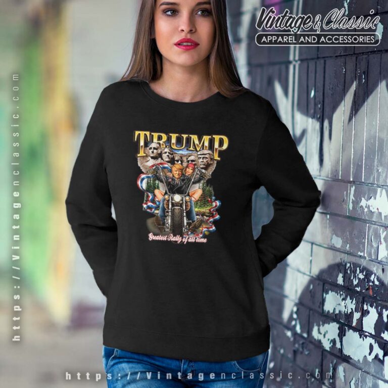 Donald Trump Political Motorcycle Sweetshirt Donald Trump Political Motorcycle Sweetshirt