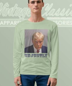 Donald Trump Unjustly Prosecuted Maga Trump 2024 Long Sleeve Tee
