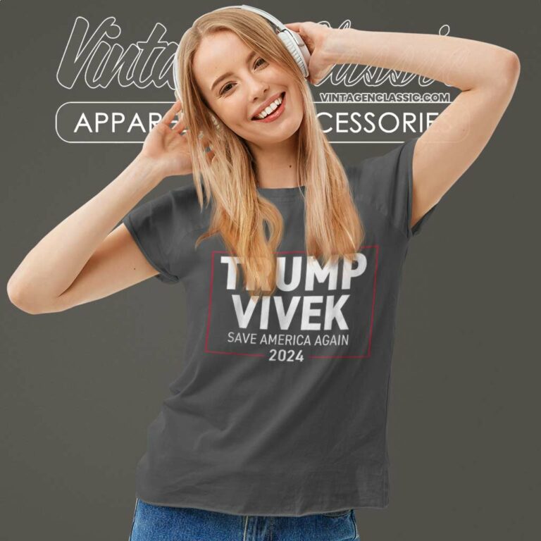 Donald Trump Vivek Ramaswamy 2024 Save America Women TShirt Donald Trump Vivek Ramaswamy 2024 Save America Women TShirt