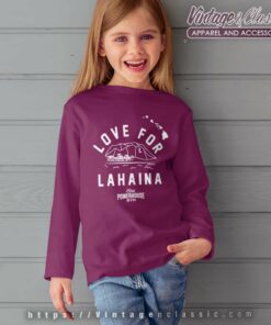 Donate Maui Shirt The Rock Oprah Fund Love For Lahaina Longsleeves Kid