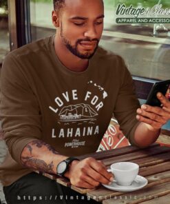 Donate Maui Shirt The Rock Oprah Fund Love For Lahaina Sweatshirt