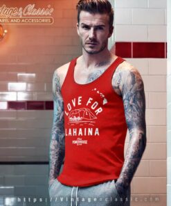 Donate Maui Shirt The Rock Oprah Fund Love For Lahaina Tank Top Racerback