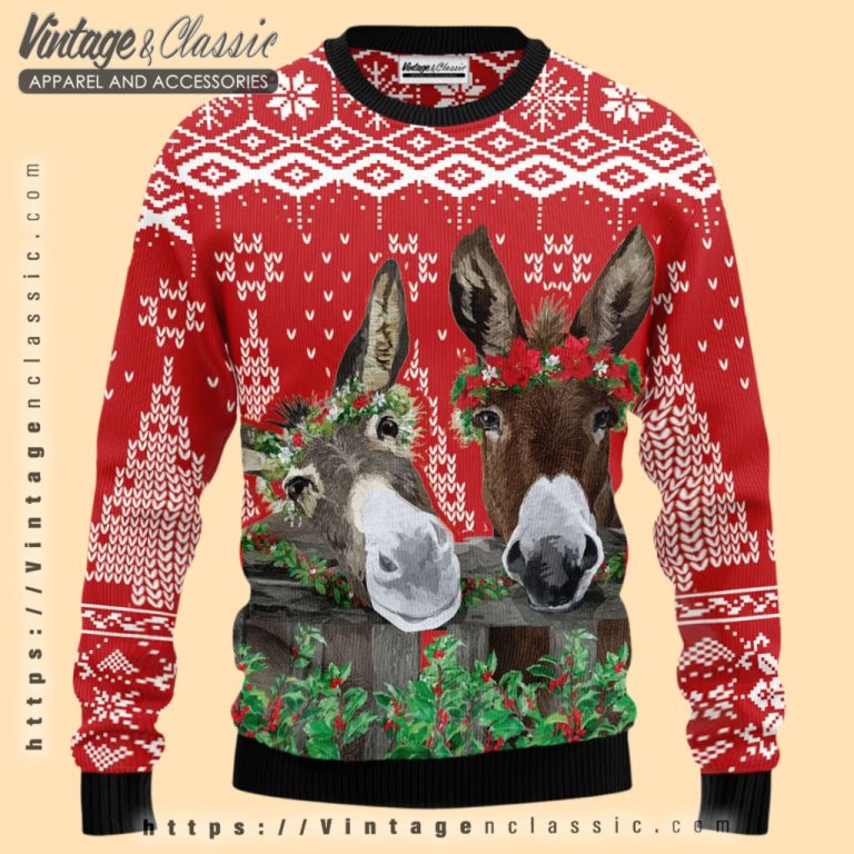 Donkey Buddies Christmas Ugly Christmas Sweater Ugly Christmas Sweater Donkey Buddies Christmas Ugly Christmas Sweater Ugly Christmas Sweater