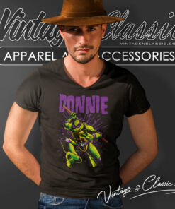 Donnie Donzig Shirt Ninja Turtles V Neck TShirt