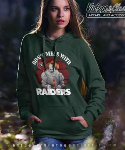 Dont Mess With Las Vegas Raiders Pennywise IT Shirt 6 Dont Mess With Las Vegas Raiders Pennywise It Hoodie