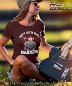 Dont Mess With Las Vegas Raiders Pennywise IT Shirt 5 Dont Mess With Las Vegas Raiders Pennywise It Women TShirt