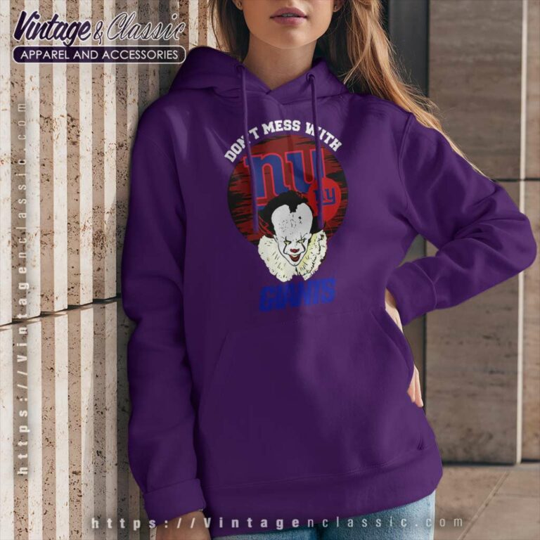 Dont Mess With New York Giants Pennywise Hoodie Dont Mess With New York Giants Pennywise Hoodie