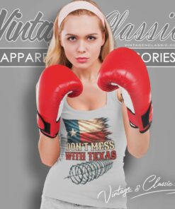 Dont Mess With Texas Shirt I Stand With Texas Tank Top Racerback