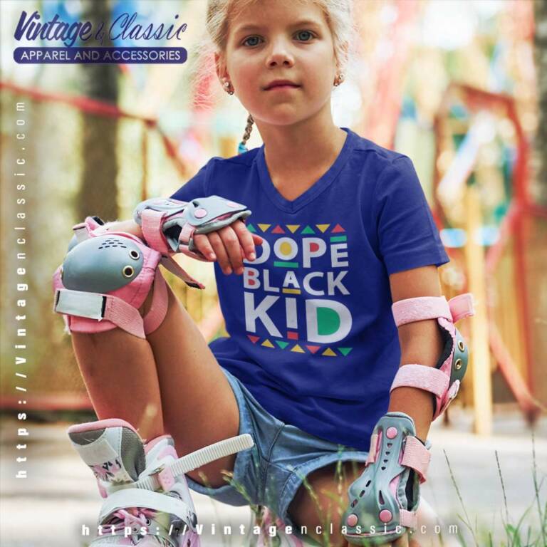 Dope Black Kid Black History KIDS VNECK Dope Black Kid Black History KIDS VNECK