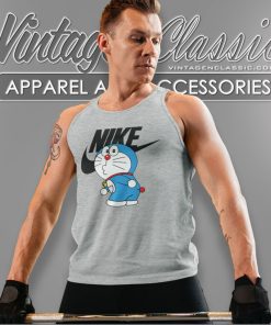 Doraemon Character Nike Logo Tank Top Racerback