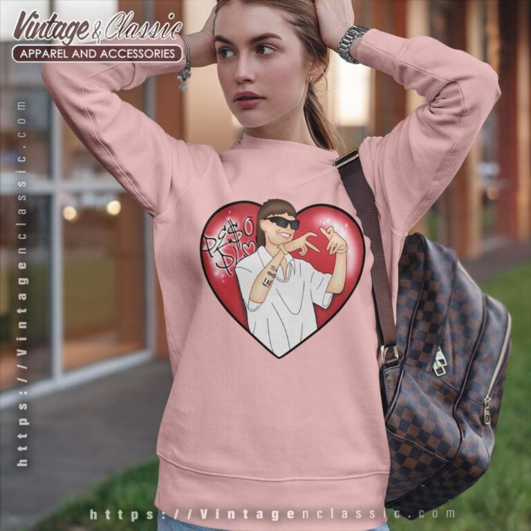 Double P Tour Peso Pluma Heart Sweatshirt Double P Tour Peso Pluma Heart Sweatshirt