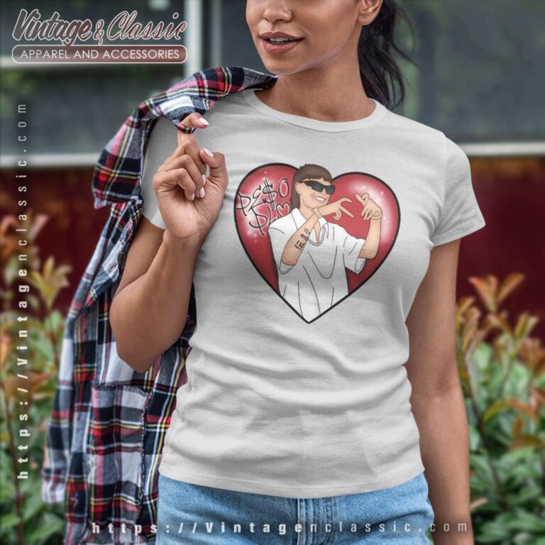 Double P Tour Peso Pluma Heart Women TShirt Double P Tour Peso Pluma Heart Women TShirt