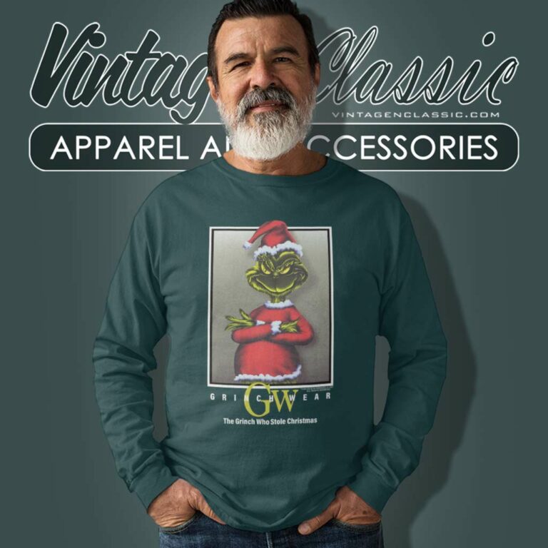 Dr Seuss Grinchwear Grinch Who Stole Christmas Long Sleeve Tee Dr Seuss Grinchwear Grinch Who Stole Christmas Long Sleeve Tee