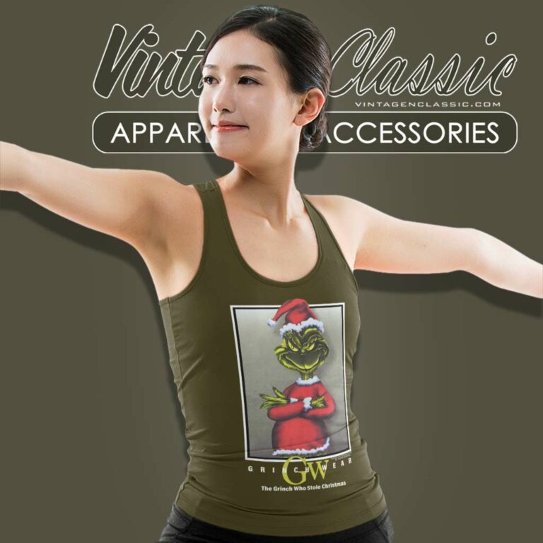 Dr Seuss Grinchwear Grinch Who Stole Christmas Tank Top Racerback Dr Seuss Grinchwear Grinch Who Stole Christmas Tank Top Racerback