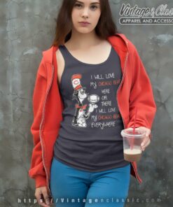 Dr Seuss Here Or There I Will Love Chicago Bears Everywhere Tank Top Racerback