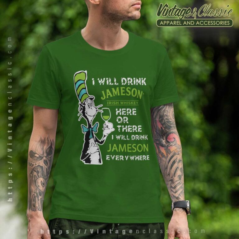 Dr Seuss Jameson Irish Whiskey T Shirt Dr Seuss Jameson Irish Whiskey T Shirt