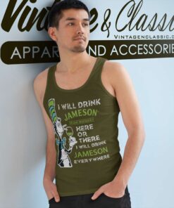 Dr Seuss Jameson Irish Whiskey Tank Top Racerback