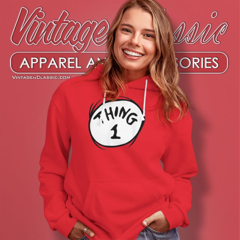 Dr Seuss Thing 1 Hoodie Dr Seuss Thing 1 Hoodie