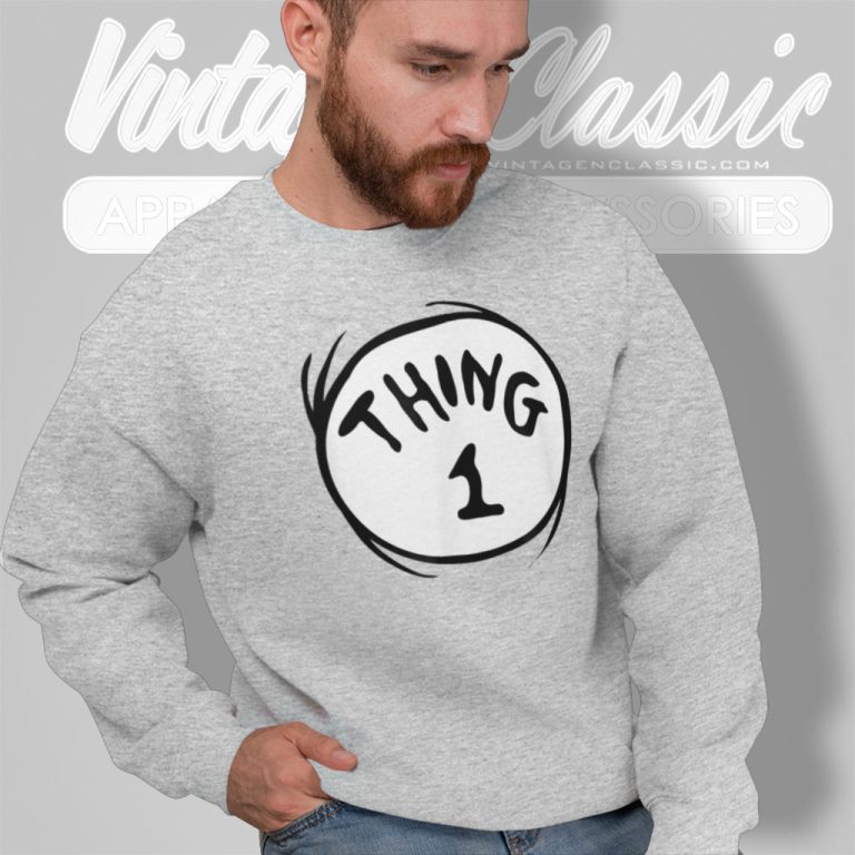 Dr Seuss Thing 1 Sweatshirt Dr Seuss Thing 1 Sweatshirt