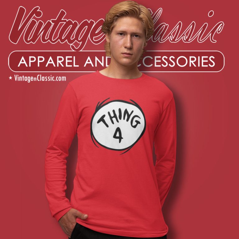 Dr Seuss Thing 4 Long Sleeve Tee Dr Seuss Thing 4 Long Sleeve Tee