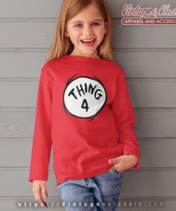 Dr Seuss Thing 4 Youth Long Sleeve