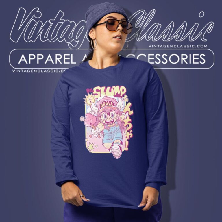 Dr Slump Arale Chan Dragon Ball Long Sleeve Tee Dr Slump Arale Chan Dragon Ball Long Sleeve Tee