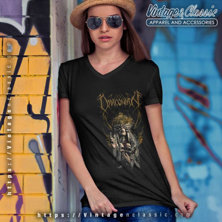 Draconian Achamoth V Neck TShirt Draconian Achamoth V Neck TShirt