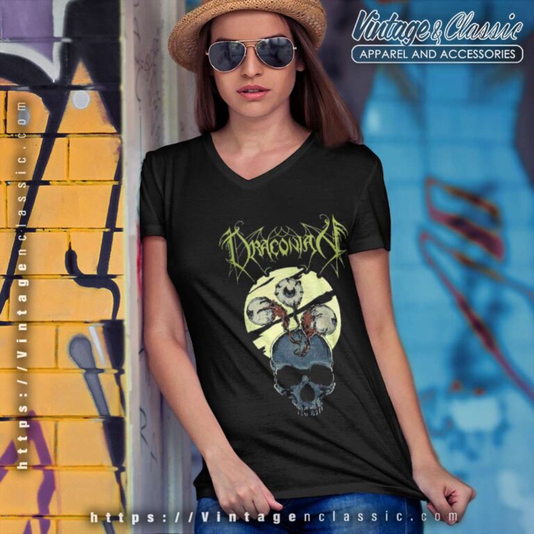 Draconian Band V Neck TShirt Draconian Band V Neck TShirt